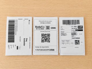 Pack 500 etiquetas autoadhesivas termicas