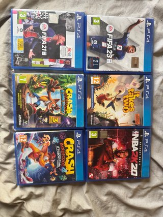 Giochi PS4: FIFA 21, 23, Crash, It Take Two