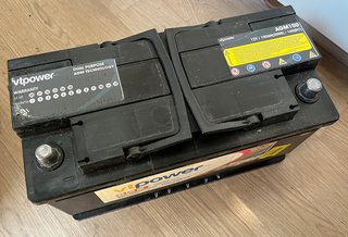Batería Coche AGM 100Ah VTPower
