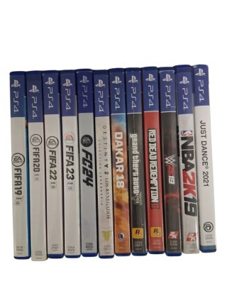 Conjunto di giochi PS4: FIFA, NBA 2K19, Red Dead Redempti