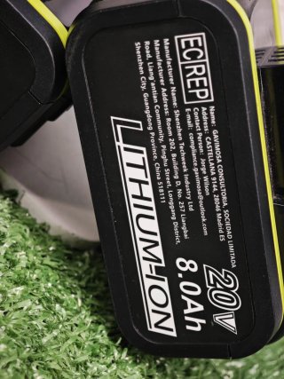 2x Baterías 20V 8.0Ah LITHIUM-ION