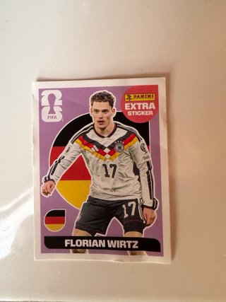Panini Extra Sticker Florian Wirtz Mundial 2026