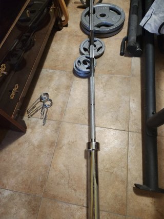 Set Olímpico Barra y Discos Marcy 140kg