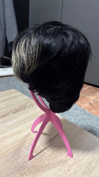 Peluca corta pelo natural unisex