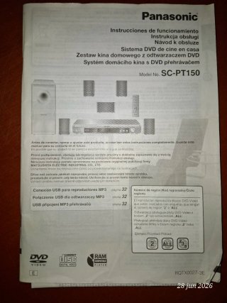 Panasonic Home Cinema 5.1 Negro