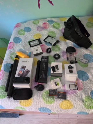 Insta360 X3 Accesorios y Batería