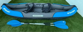 Kayak Hinchable Sevylor Sirocco 2/3 Plazas + Remos