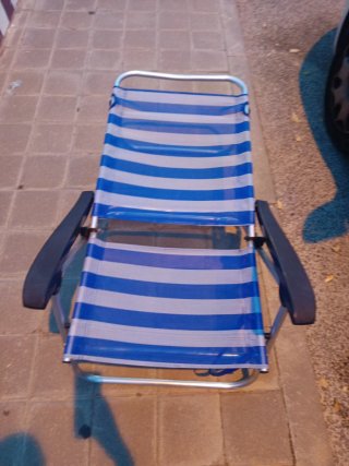 Silla Playa Aluminio Plegable