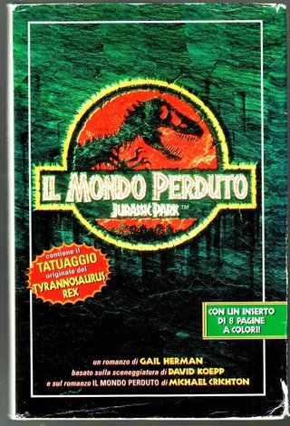 2 Libri de Il Mondo Perduto - Jurassic Park (1998)