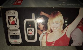 Motorola v980+ con accesorios