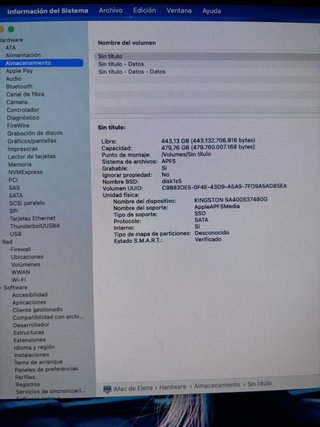 Imac 14,4 “ de 2014 Plata con funda de transporte.