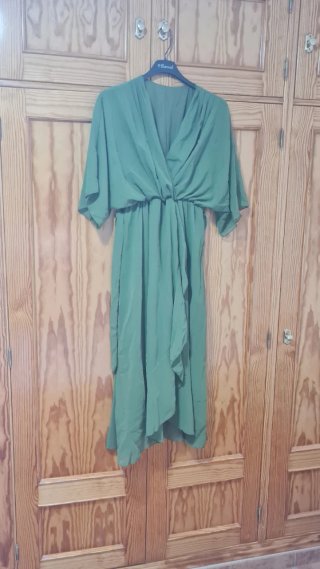 Vestito verde taglia unica nuovo