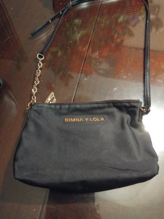 Bolso bandolera BIMBA Y LOLA negro "ORIGINAL"