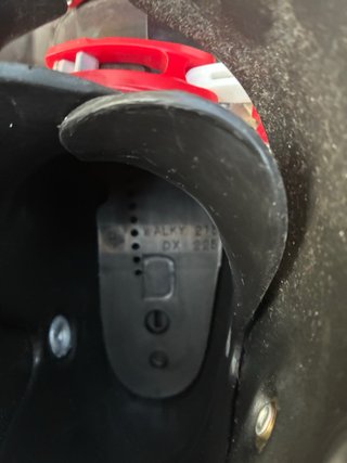 Botas de esquí infantiles rojas