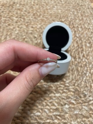 Anillo Diamantes y Oro Blanco 18kt