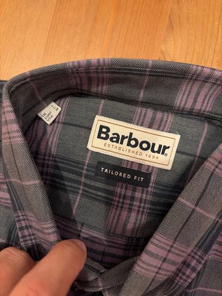 Camisa Barbour Tailored Fit L