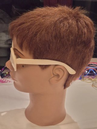 Gafas Courrèges Skimo 70s Beige