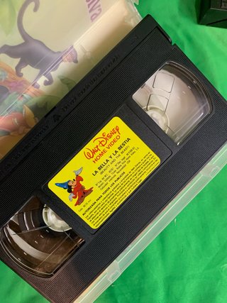 3 Películas VHS Disney Clásicos (Español)