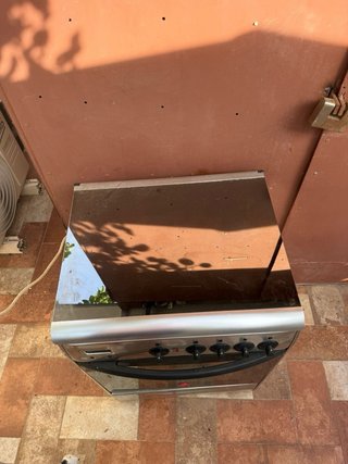 Cucina a gas acciaio 4 fuochi hoover
