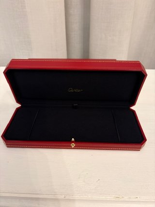 Scatola e contro scatola Cartier con fiocco