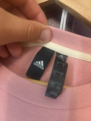 Sudadera Adidas Rosa Palo