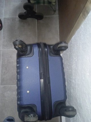 Maleta pequeña de viaje azul