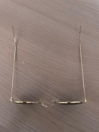 Occhiali da sole rotondi oro