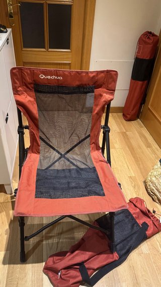 2 Sillas de camping Quechua plegables