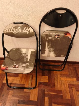 2 Sillas Plegables City's Life
