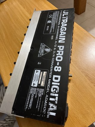 NO FUNCIONA - Behringer PRO-8 Digital A/D D/A