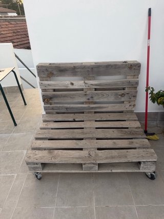 Tumbona de exterior de madera