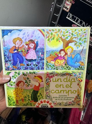 Puzzles Educa Un Día en el Campo 3 Piezas