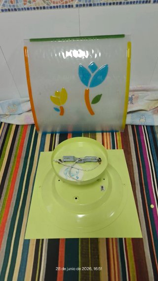 Lámpara de techo decorativa flores