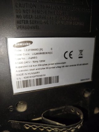 Televisor Samsung Negro
