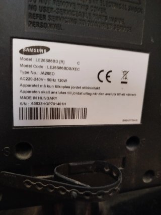 Televisor Samsung Negro