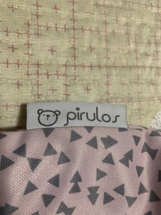 Manoplas para carro dbebé con estampado triangular