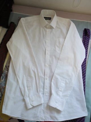 Camisa Blanca Cedar Wood State Regular Fit 16.5"