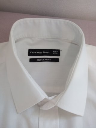 Camisa Blanca Cedar Wood State Regular Fit 16.5"