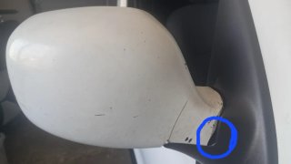 Espejo retrovisor y carcasa Kangoo