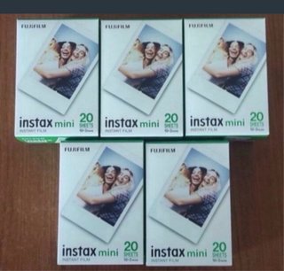 5 Paquetes Película Instax Mini 20 Fotos