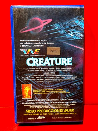 VHS Creature (1985) Klaus Kinski Terror