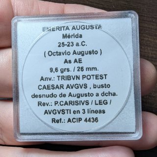 As  Emérita Augusta 25-23 a.C.