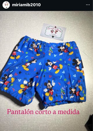 Pantalón corto niño Disney Mickey Mouse