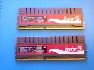 2x 4GB DDR3 1600MHz Sector 5 RAM