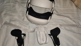 Meta Quest 3 VR 128gb + comandos + halo strap