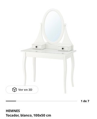 Tocador Blanco Ikea HEMNES