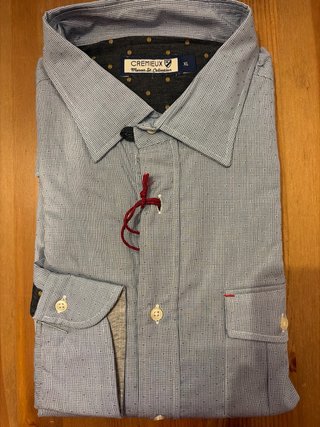 Camisa Cremieux XL Azul/Blanco