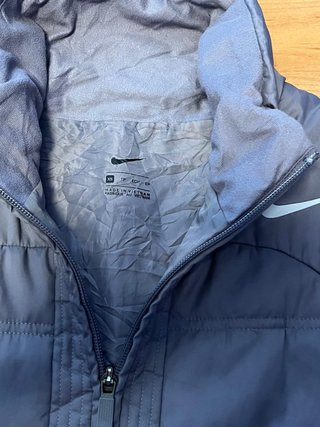 Chaqueta Nike acolchada gris unisex XS Original