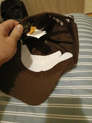 Cappellino Ralph Lauren Marrone