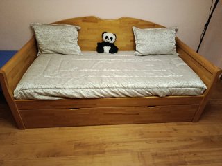 CAMA NIDO DE 90 Y LAMPARA